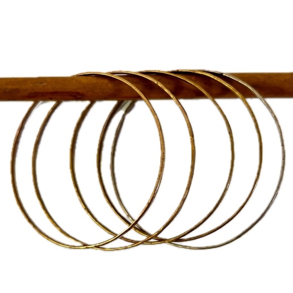 Original Hardware Bangle Set (Garnet Hill) - Picture 2 of 3